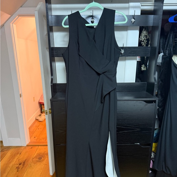 ruched asymmetric dress Ruched Asymmetric Midi Dress Raisin / XS main image 1